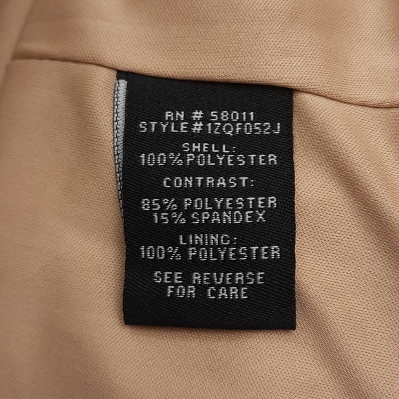 NWT, Jax Black Label Illusion Pleated Trapeze Dress - Picture 16 of 16